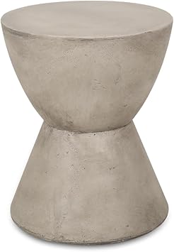 Christopher Knight Home 313408 Side Table, Light Gray