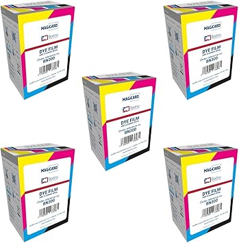 5 Pack - Magicard D BN300 Color Ribbon - YMCKO - 300 Prints