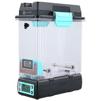 Polymaker 3D Printing Filament Dryer and Storage Box - PolyDryer and PolyDryer Box for Filament Drying and Sealing with Heat Control, Compatible with PA Nylon, PLA, PVB, PETG, ABS, TPU 1.75mm 2.85mm