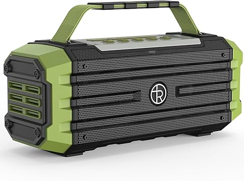 TOMPROAD Portable Bluetooth Speaker 120W Peak 80W Wireless Speakers, TWS Pairing, Deep Bass, Hi-Fi Loud Speaker, IPX6 Waterproof, DSP Sound Boombox for Outdoor, Camping, Party, Beach