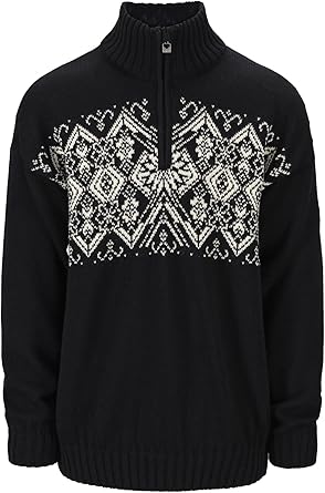 Dale of Norway Roset Windproof Wool Sweater for Men - Pure Wool Pullover