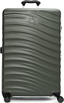 Travelpro Maxlite Air V2 Hardside Expandable Checked Luggage, 8 Spinner Wheels, Lightweight Hard Shell Suitcase, TSA lock, Slate Green, Checked Large 28-Inch