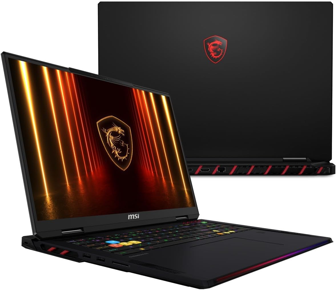 EXCaliberPC [2025] MSI Raider 18 HX AI A2XWJG-069US (Intel Core Ultra 9 285HX, 128GB DDR5 RAM, 2X 2TB NVMe SSD, NVIDIA GeForce RTX 5090, 18" UHD+ mini LED, Windows 11 Pro) Gaming Laptop