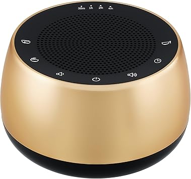 Vangoa Tibetan Singing Bowls Machine - 9 Sound Bowls for Yoga, Meditation, Mindfulness, Healing, Chakra Healing and Stress Relief, Timer and Memory Features, Gold Bronze