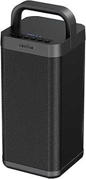 COMISO Portable Bluetooth Speaker with Deep Bass,150W Peak, IPX6 Waterproof Outdoor Speaker with 12H Playtime,Power Bank Function, Party Speaker with USB/AUX/Mic Inputs, Speakers for Home,Beach&Travel