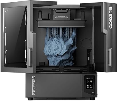ELEGOO Jupiter 2 Resin 3D Printer, 16K Large MSLA 3D Printing Machine, Auto-Leveling, Smart Tank Heating, Auto Resin Feeding, Smart Mechanical Sensor, Wi-Fi Cluster, Build Size 302.4 × 161.98 × 300 mm