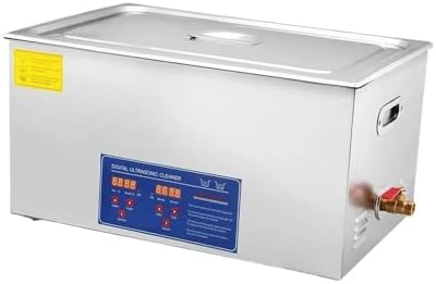 Ultra Jewelry Cleaner - Stainless Steel Ultrasonic Machine with Digital Timer for Watches, Eyeglasses & Bathroom Accessories - High-Efficiency Deep Cleaning & Stain Removal